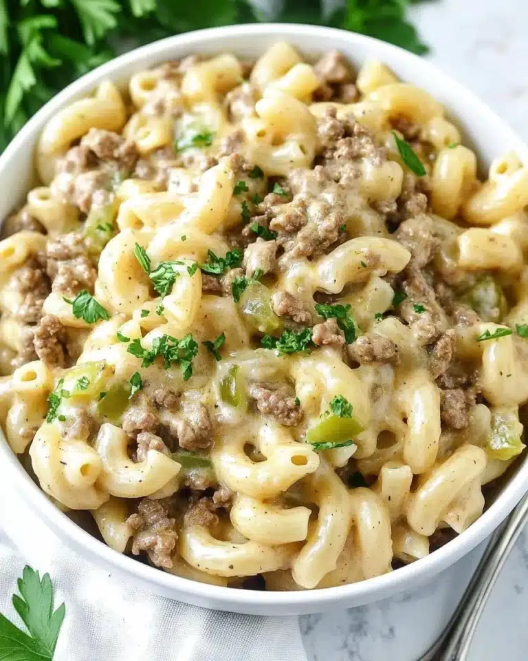 Instant Pot Philly Cheesesteak Pasta Recipe