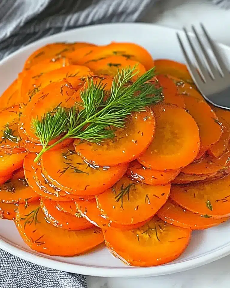 Dill Buttered Carrots Recipe