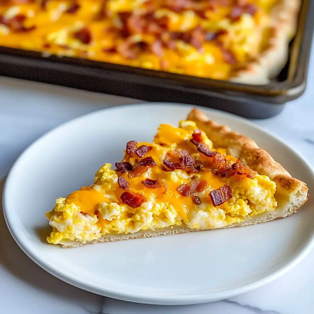 Sheet Pan Breakfast Pizza Recipe - Recipe Image