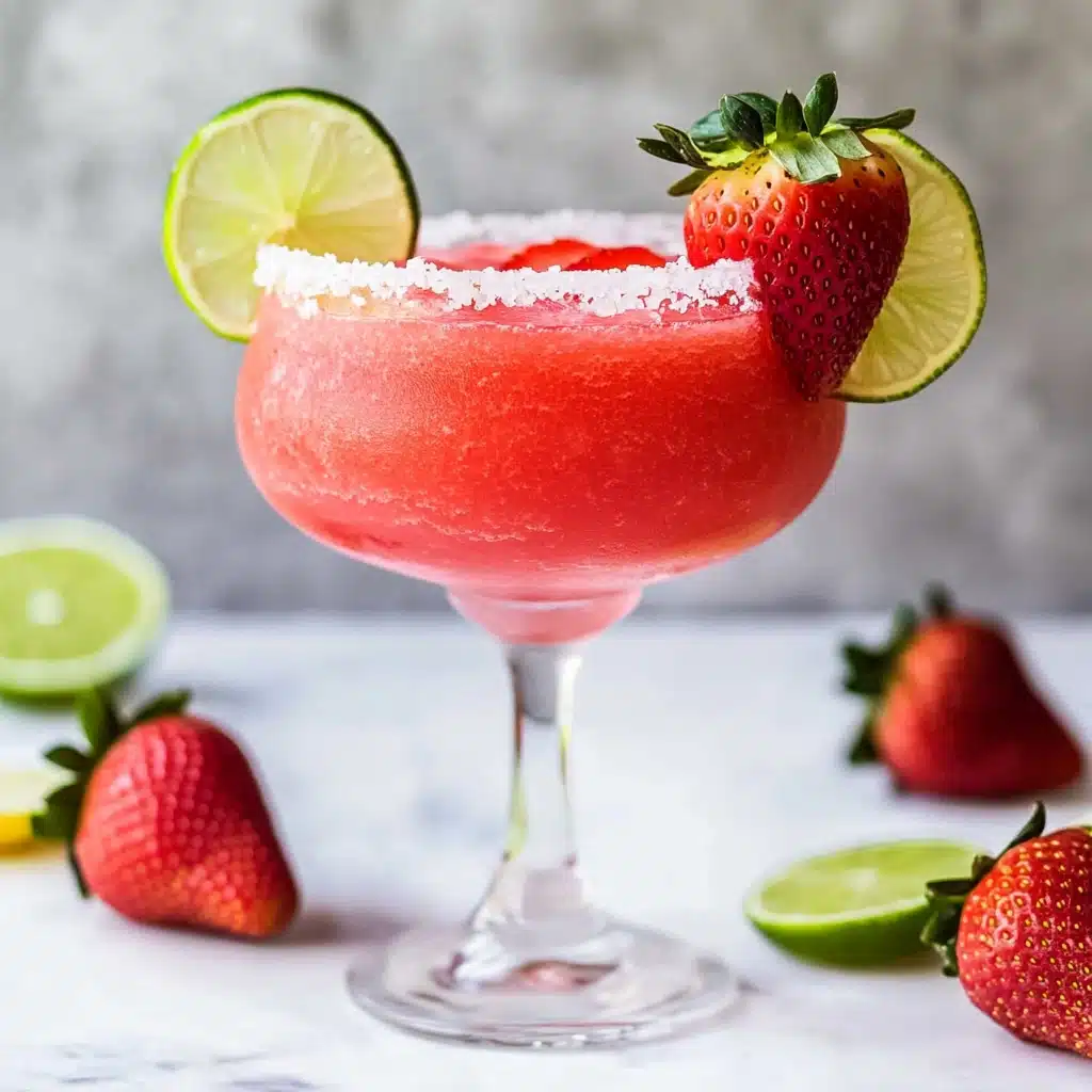 Frozen Strawberry Margarita Recipe - Recipe Image