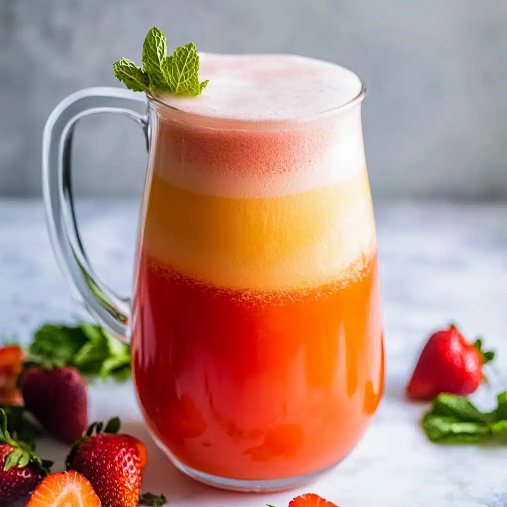 Strawberry Lemonade Recipe (Mocktail or Cocktail) Recipe - Recipe Image