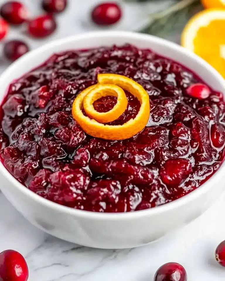 Cranberry Orange Cinnamon Sauce Recipe