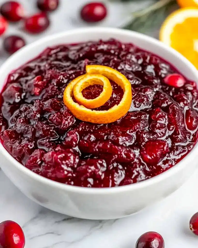 Cranberry Orange Cinnamon Sauce Recipe