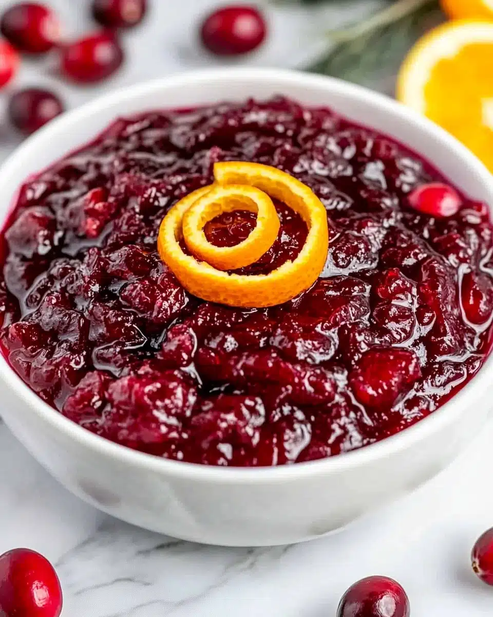 Cranberry Orange Cinnamon Sauce Recipe
