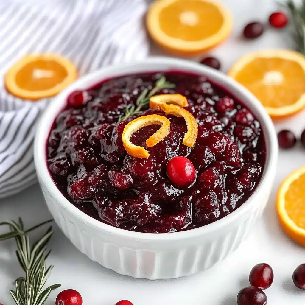 Cranberry Orange Cinnamon Sauce Recipe - Recipe Image
