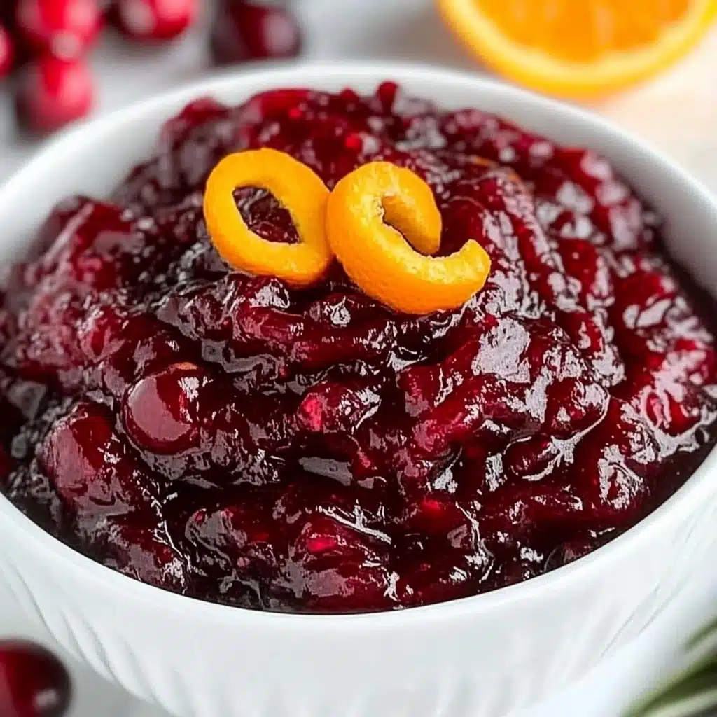 Cranberry Orange Cinnamon Sauce Recipe - Recipe Image