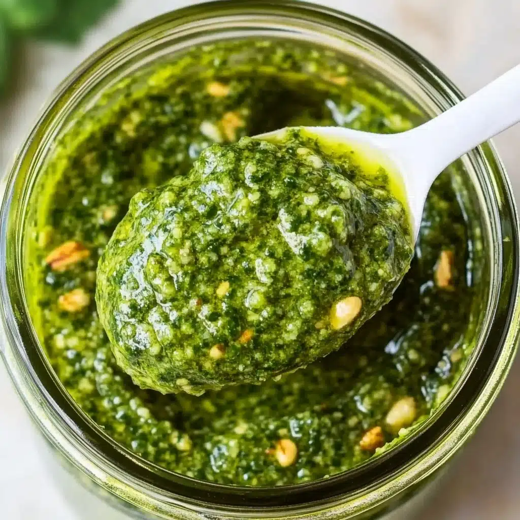 Best Homemade Basil Pesto Recipe - Recipe Image