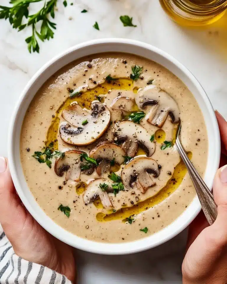 Creamy Mushroom Soup Recipe