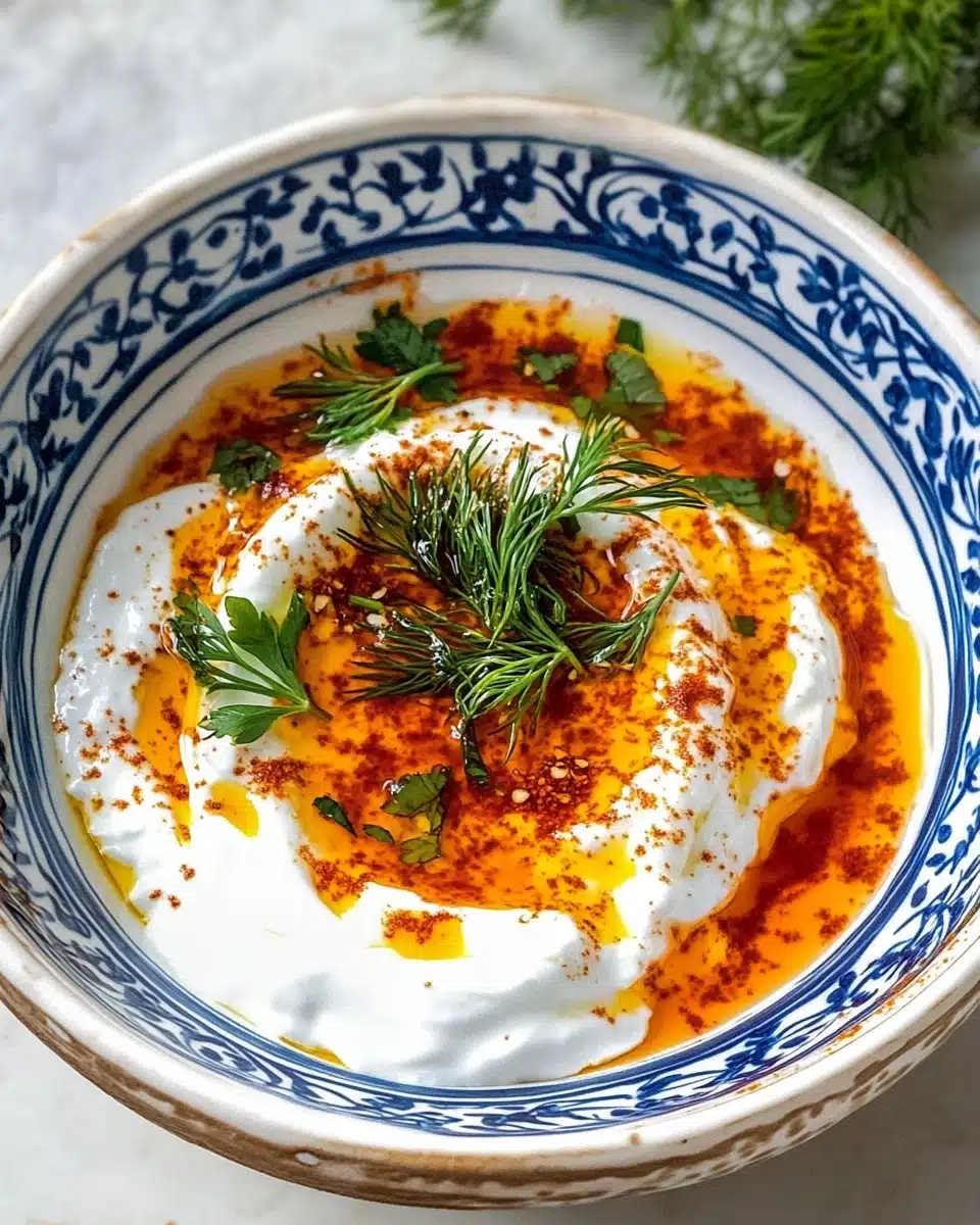 Cilbir: Turkish Eggs in Garlicky Yogurt Sauce Recipe