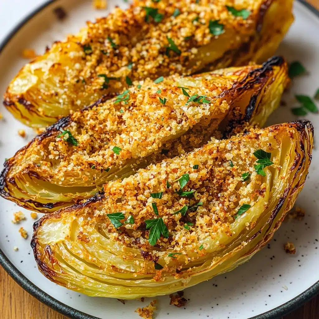 Miso Butter Roasted Cabbage Wedges Recipe - Recipe Image