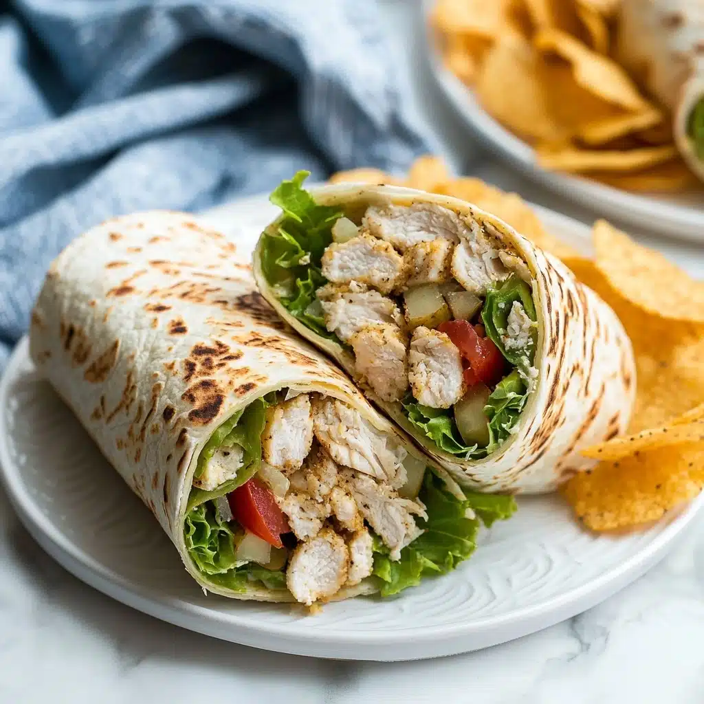 Chicken Caesar Wrap Recipe - Recipe Image