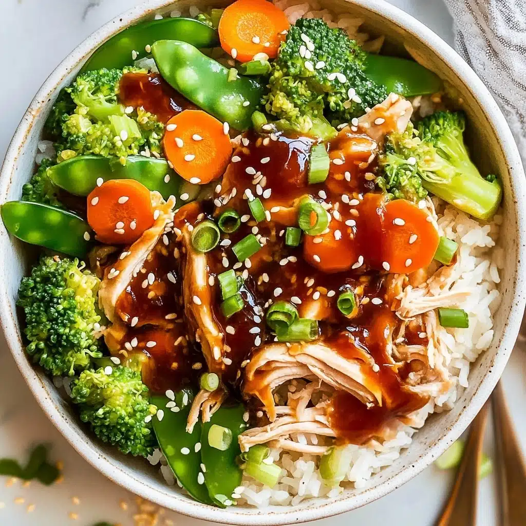 Instant Pot Teriyaki Chicken Rice Bowls Recipe - Recipe Image