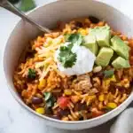 Instant Pot Chicken Taco Bowls Recipe