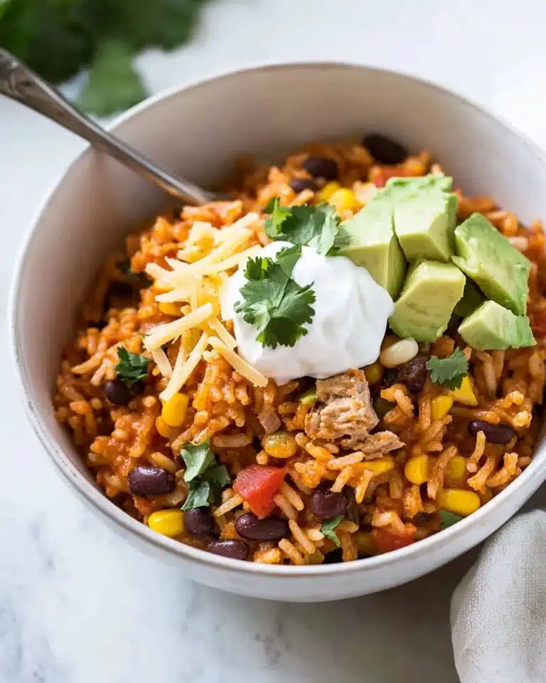 Instant Pot Chicken Taco Bowls Recipe