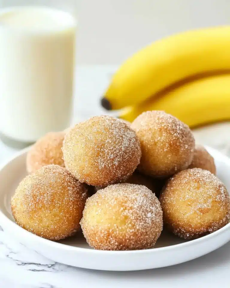 Banana Donut Holes Recipe