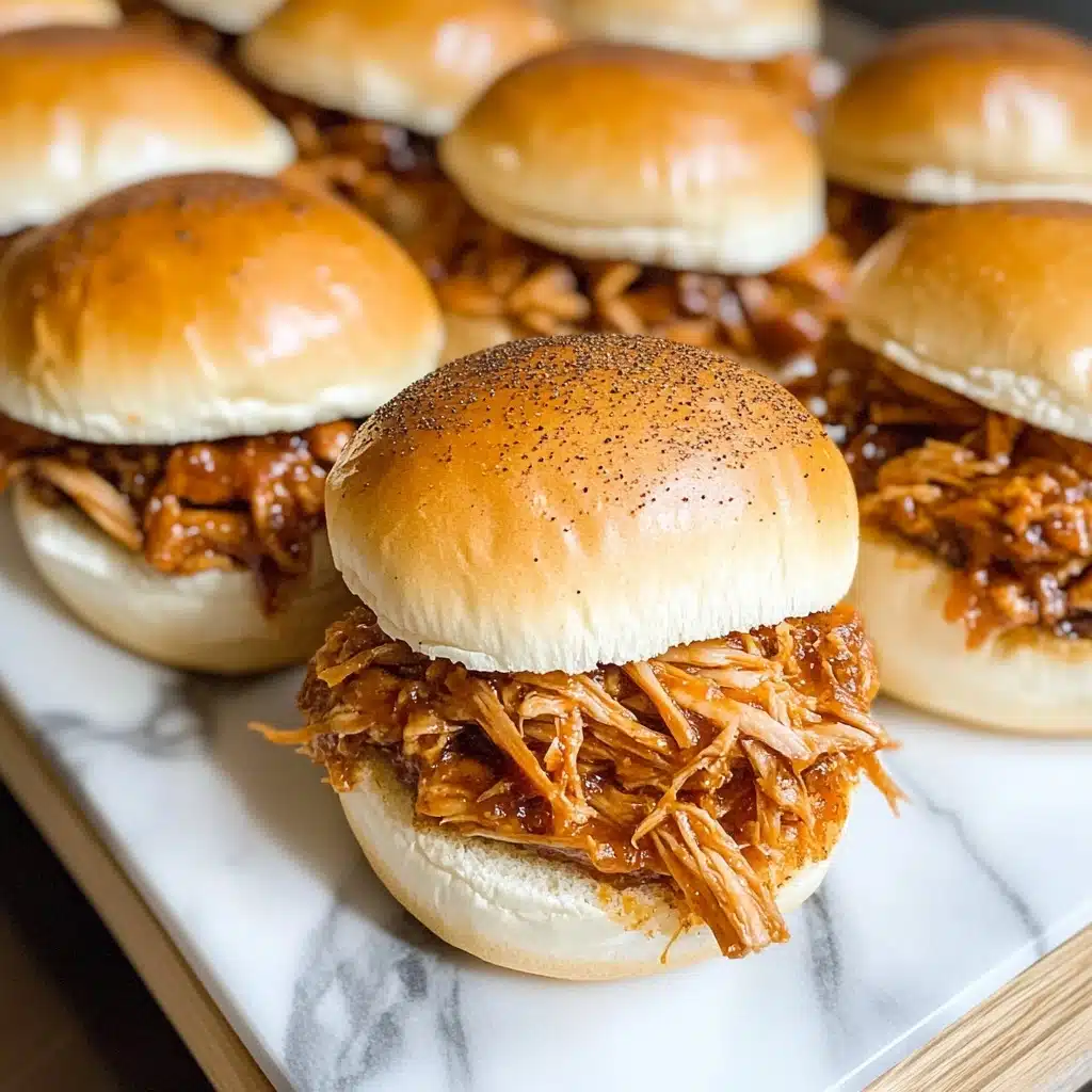 Instant Pot BBQ Chicken Sliders Recipe - Recipe Image