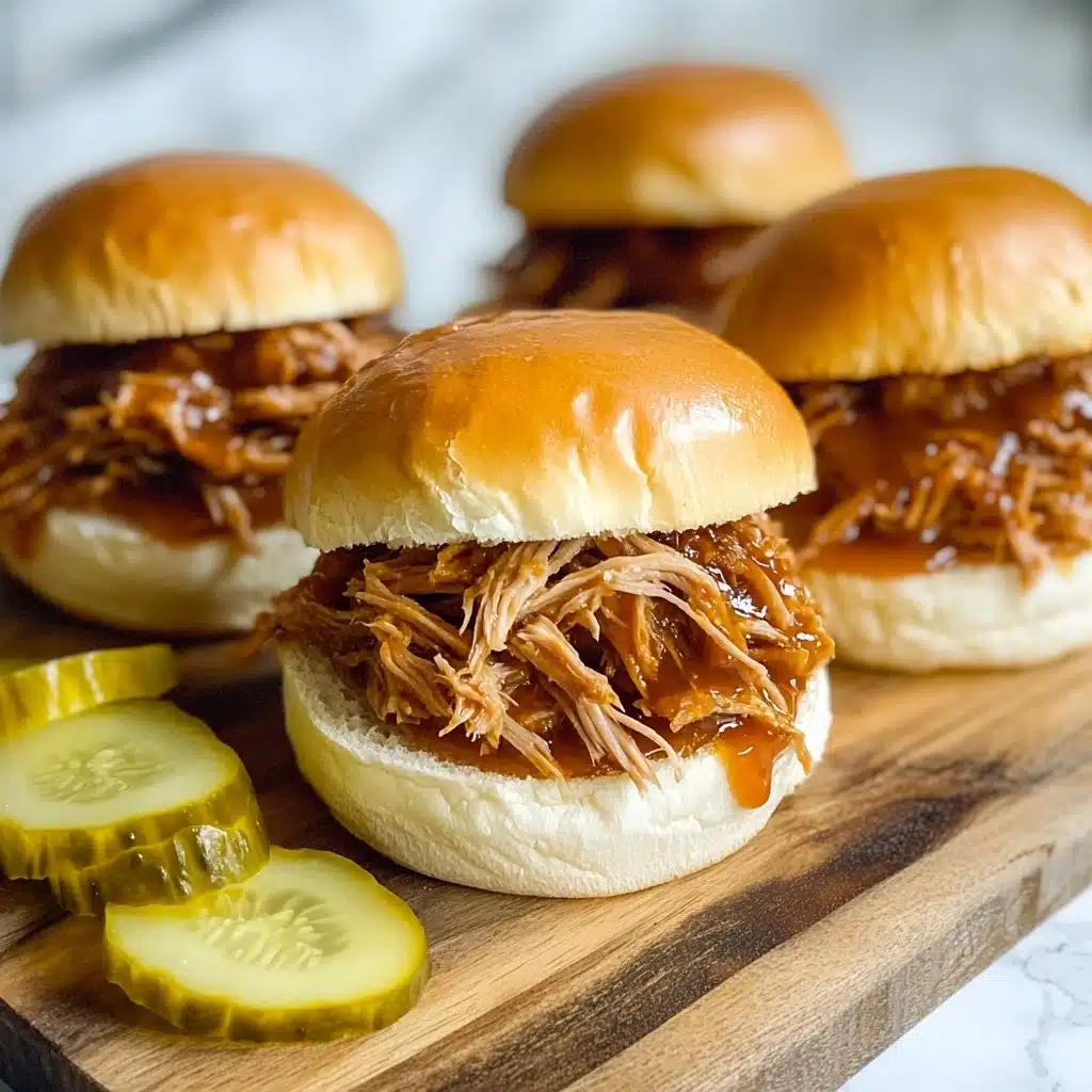 Instant Pot BBQ Chicken Sliders Recipe - Recipe Image
