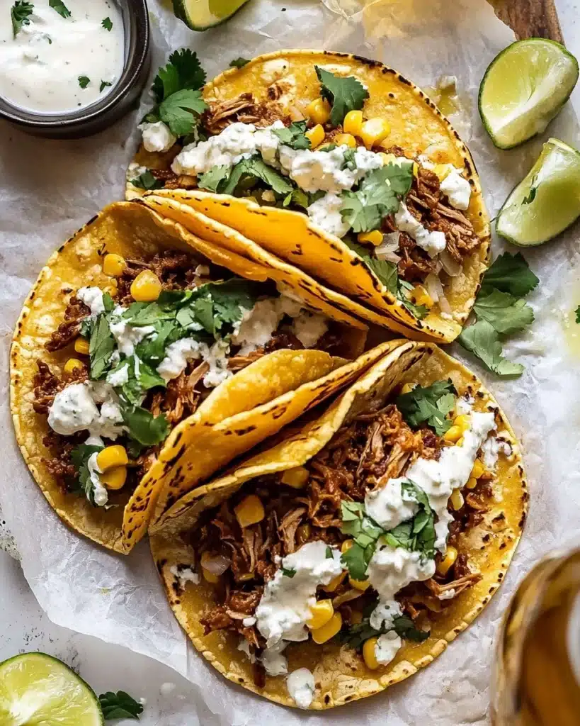 Instant Pot Crispy Carnitas with Chipotle Peach Salsa Recipe