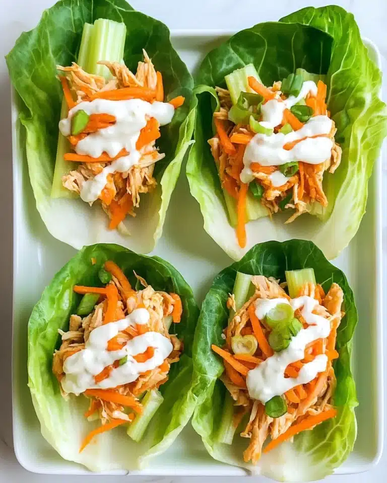Instant Pot Buffalo Chicken Lettuce Wraps Recipe