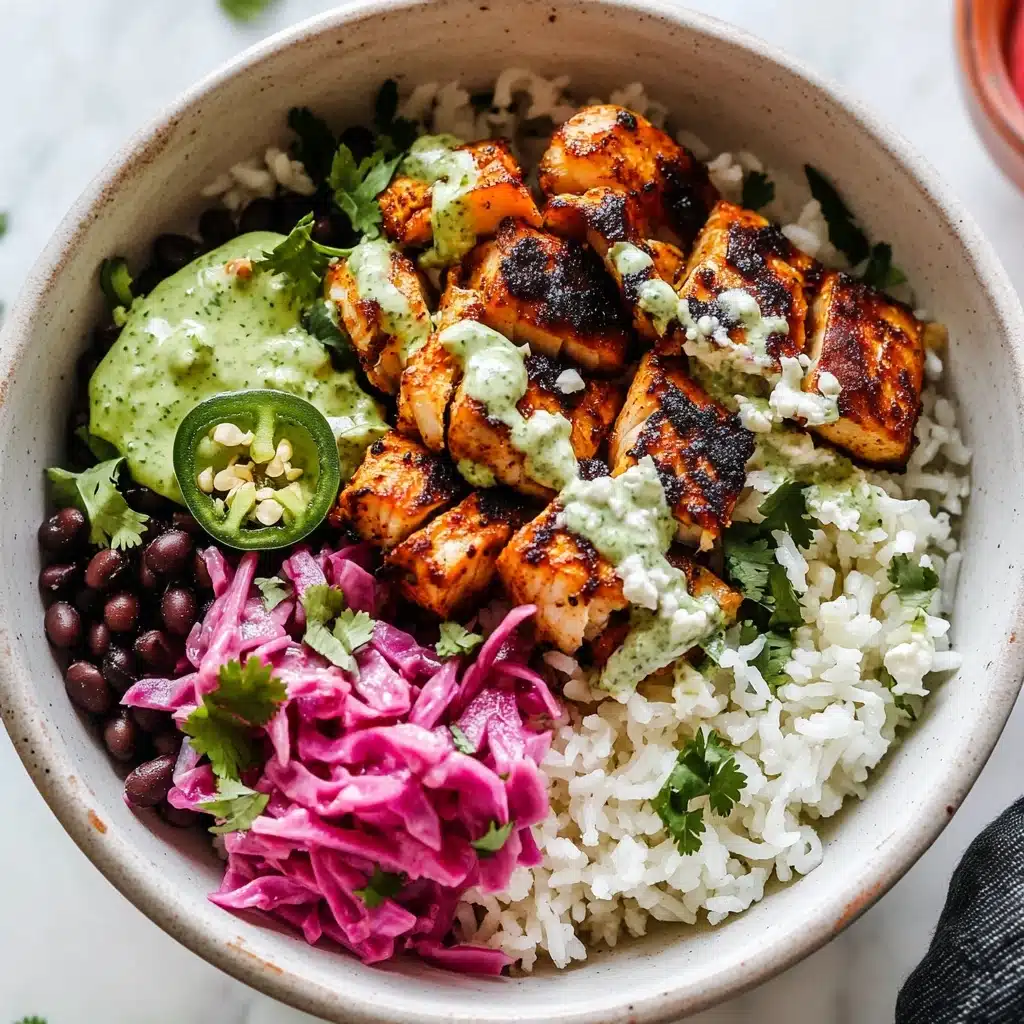Fish Taco Bowls with Cilantro-Lime Rice Recipe - Recipe Image