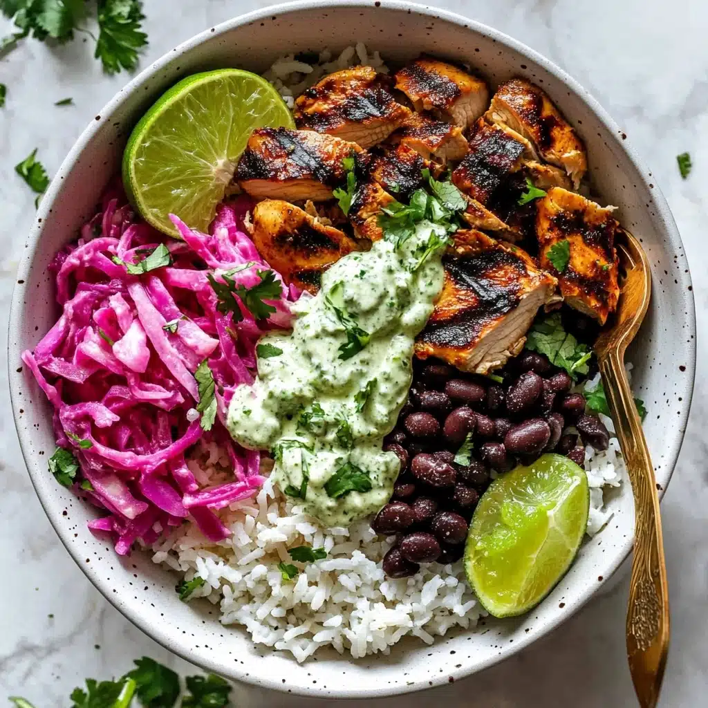 Fish Taco Bowls with Cilantro-Lime Rice Recipe - Recipe Image