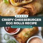 Tasty Cheeseburger Egg Rolls Recipe