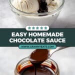 Homemade Chocolate Sauce Recipe
