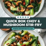 Bok Choy and Mushroom Stir Fry Recipe