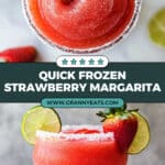 Frozen Strawberry Margarita Recipe