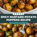 Mustard Potato Poppers Recipe