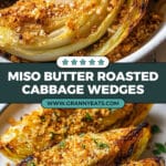 Miso Butter Roasted Cabbage Wedges Recipe
