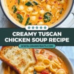 Creamy Tuscan Chicken Soup Recipe