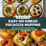 Focaccia Muffins Recipe
