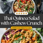 Crunchy Cashew Thai Quinoa Salad Recipe