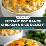 Instant Pot Ranch Chicken and Rice Recipe