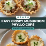 Crispy Mushroom Cup Appetizers Recipe