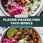 Fish Taco Bowls with Cilantro-Lime Rice Recipe