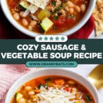 Sausage & Garden Vegetable Soup Recipe