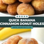 Banana Donut Holes Recipe