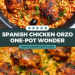 Spanish Style One Pot Chicken Orzo Recipe