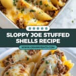 Sloppy Joe Stuffed Shells Recipe