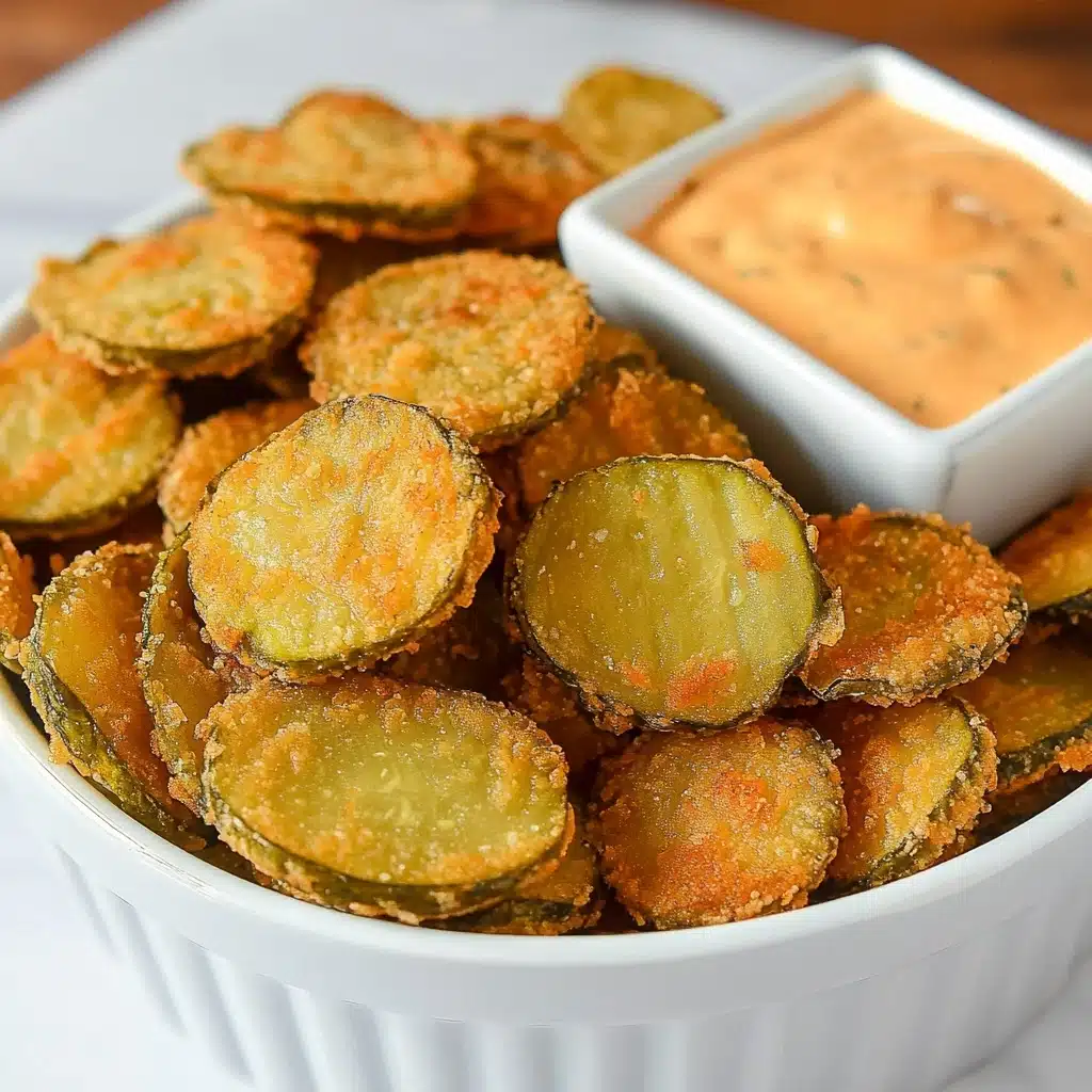Air Fryer Fried Pickles Texas Road House Copy Cat Recipe - Recipe Image