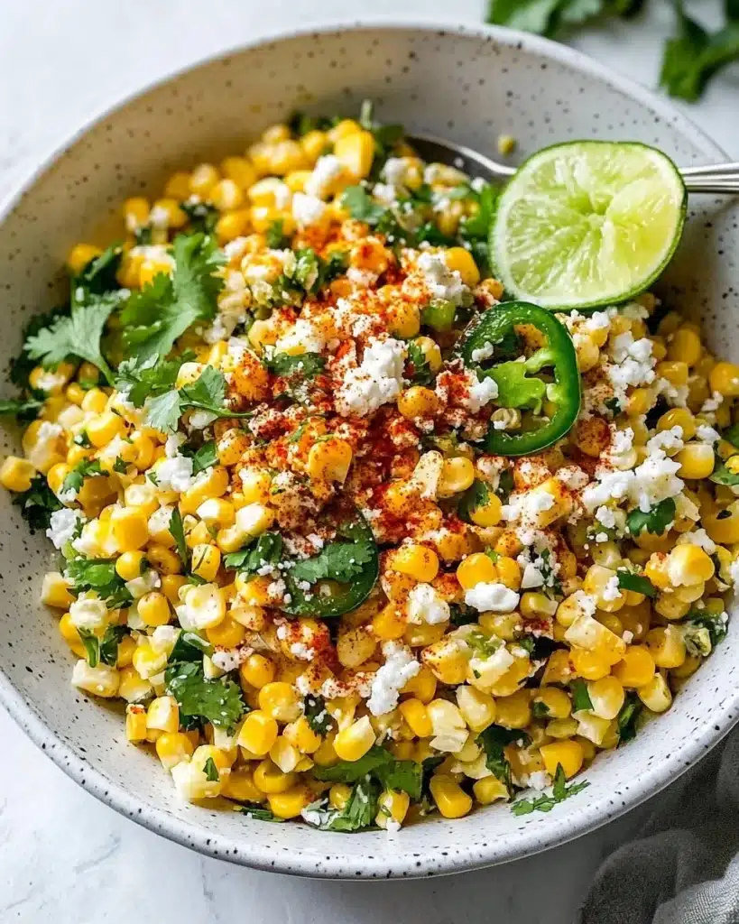 Grilled Corn Salad with Cotija Recipe