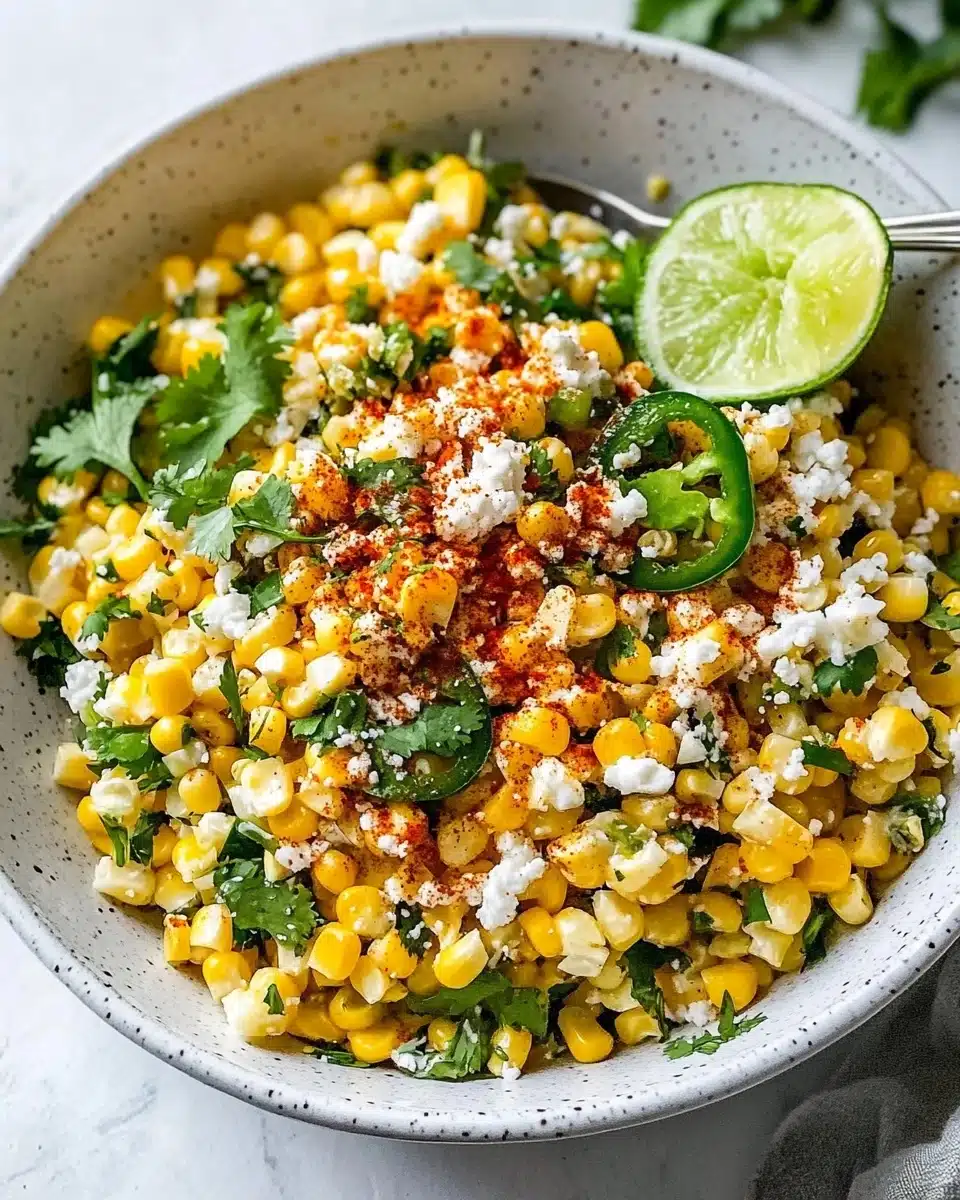 Grilled Corn Salad with Cotija Recipe