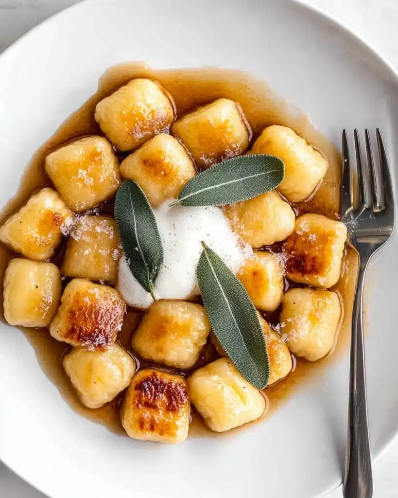 Crispy Pan Fried Gnocchi with Brown Butter Recipe