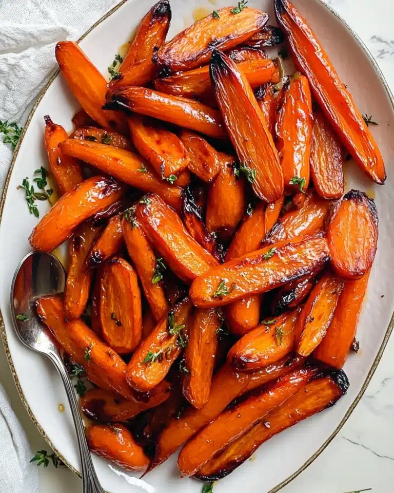 Roasted Carrots with Honey & Thyme Recipe