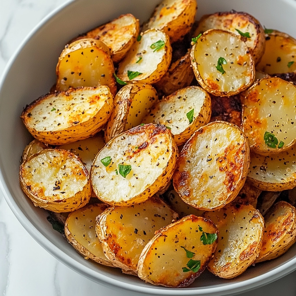 Air Fryer Sliced Potatoes Recipe - Recipe Image