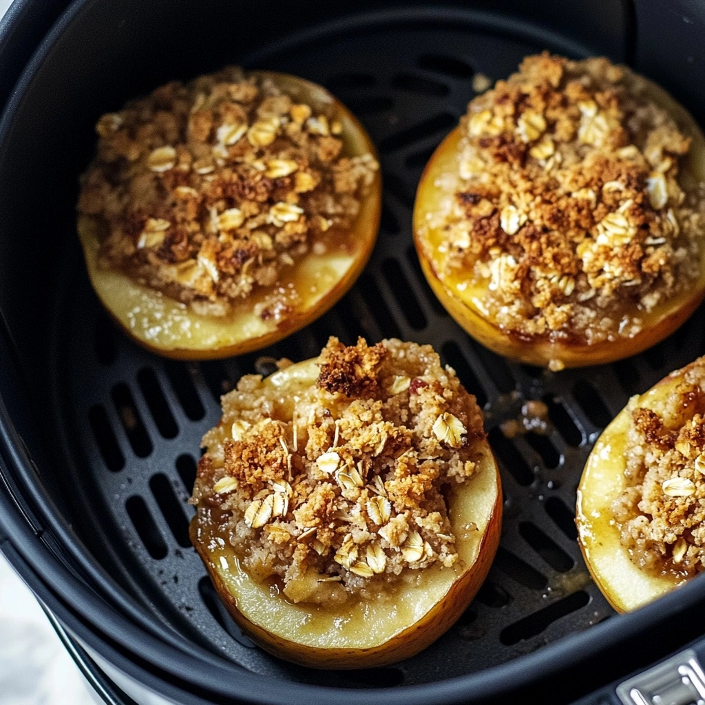 Air Fryer Baked Apples Recipe - Recipe Image