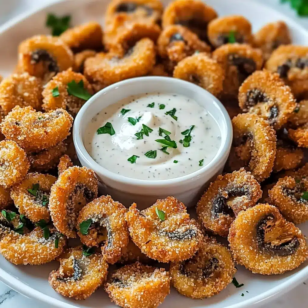 Air Fryer Ranch Mushrooms Recipe - Recipe Image