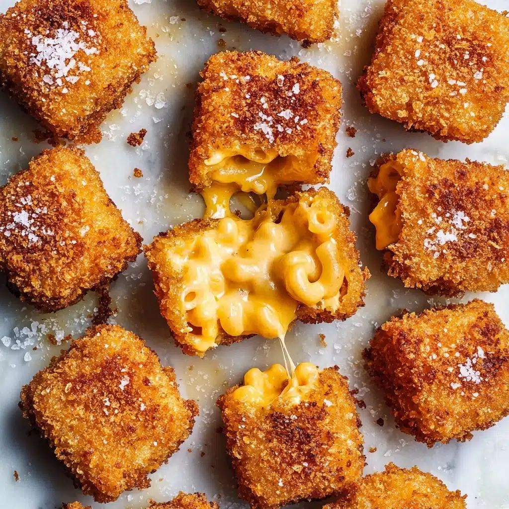 Crispy Fried Homemade Mac and Cheese Bites Recipe - Recipe Image